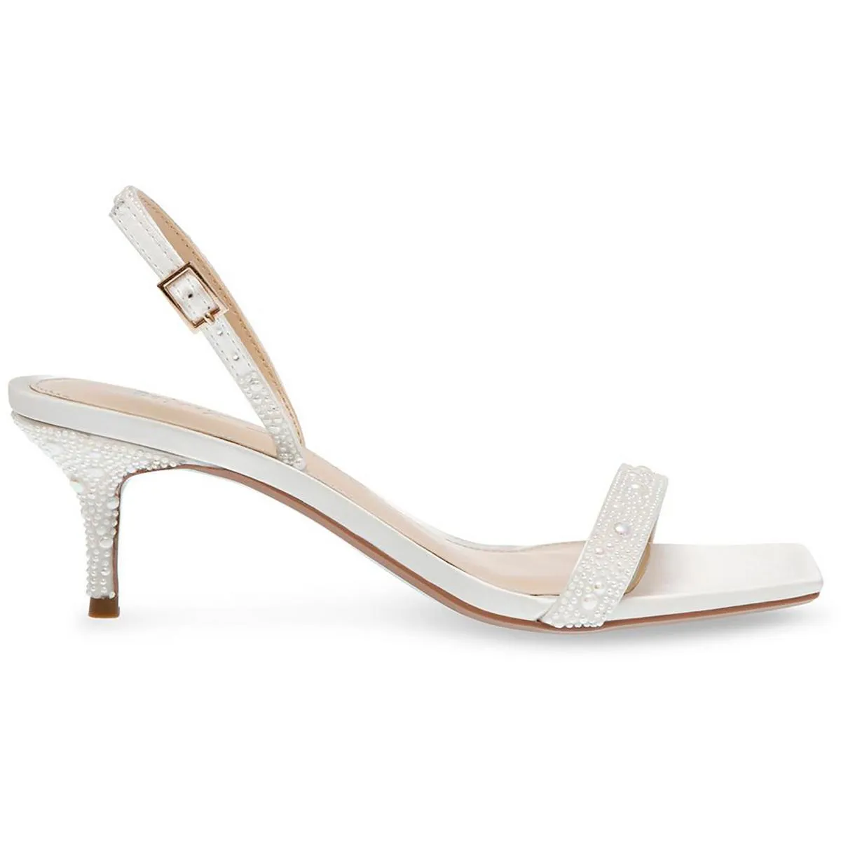 Rebel Womens Satin Dressy Slingback Heels