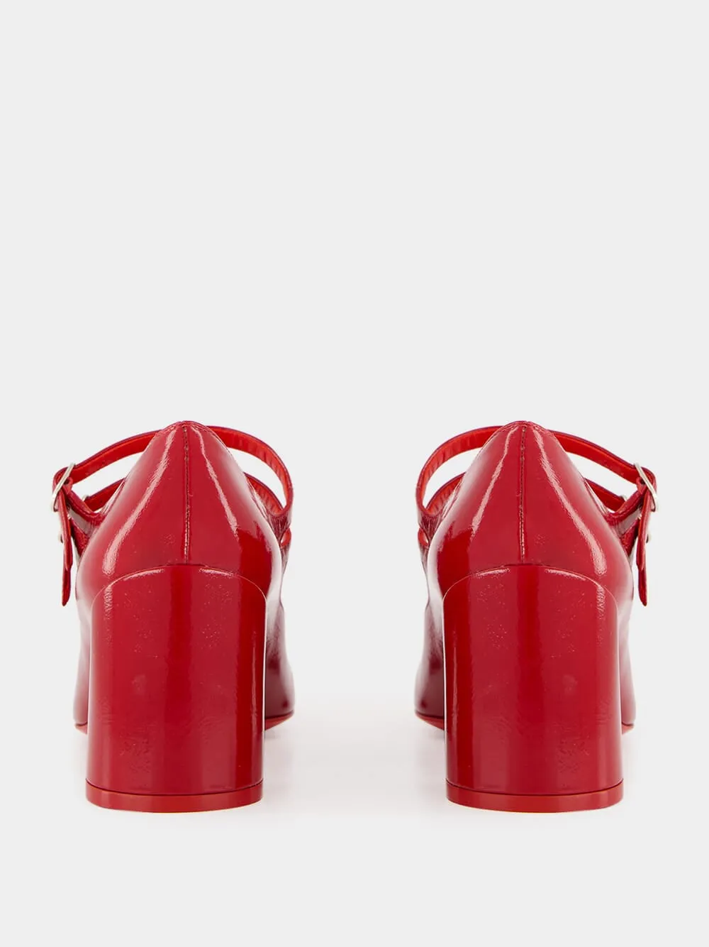 Red Miss Jane Pumps