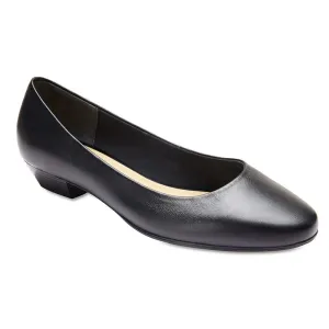 Regal Heel in Black Leather