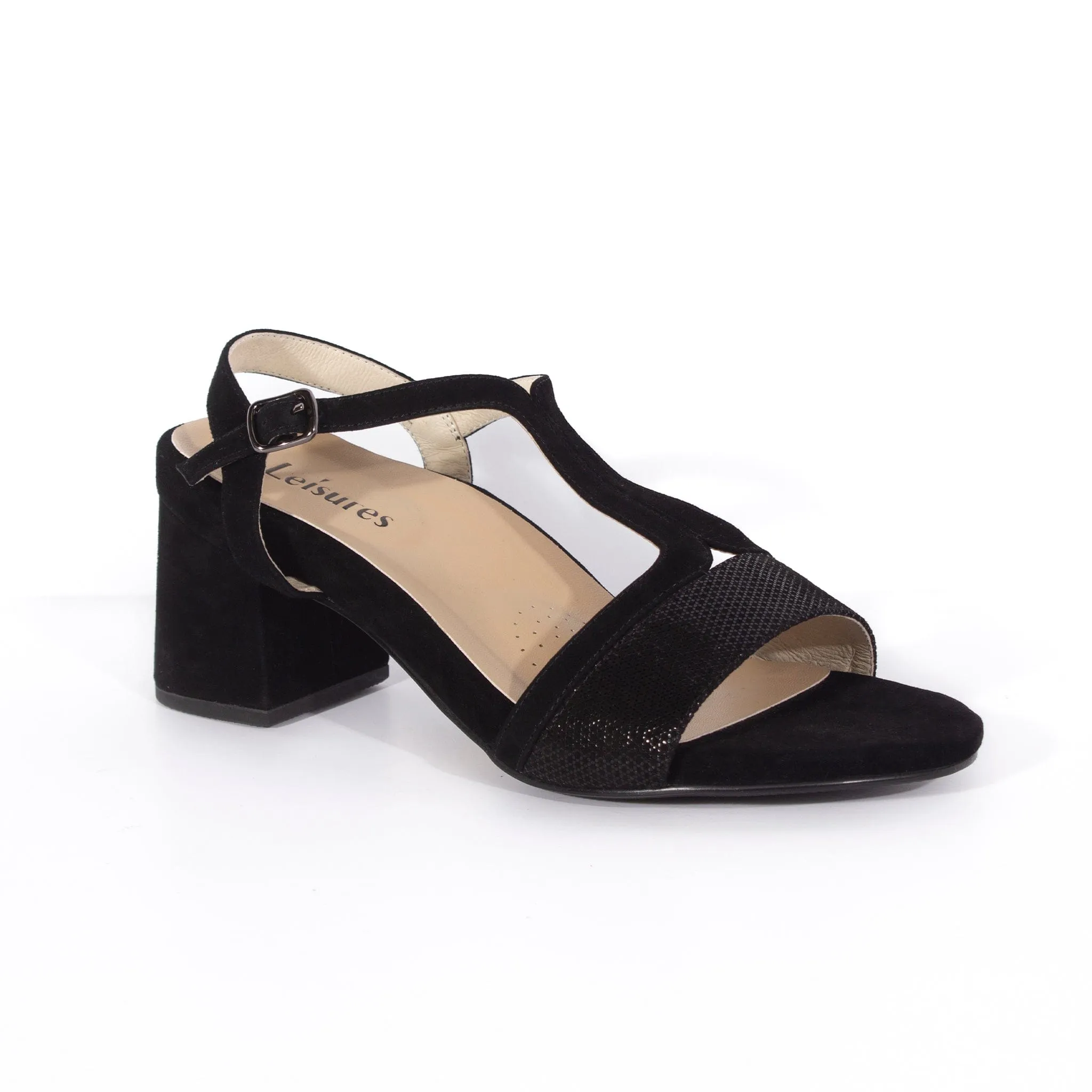 REID Black Suede Shimmer