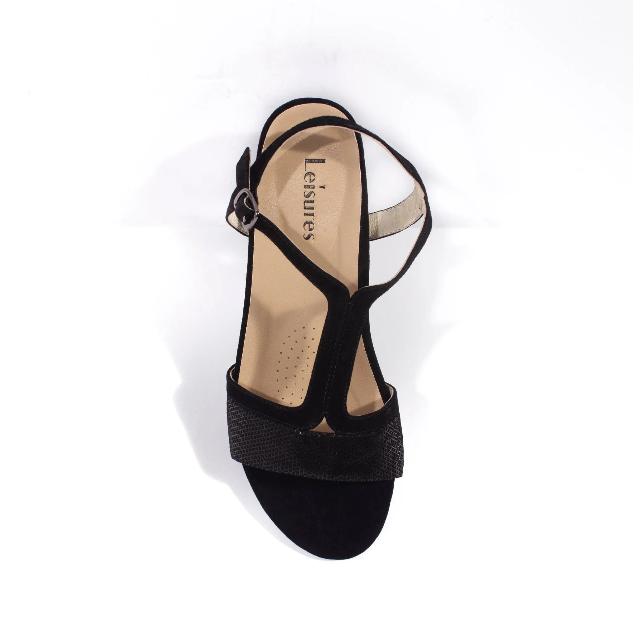 REID Black Suede Shimmer