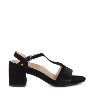 REID Black Suede Shimmer
