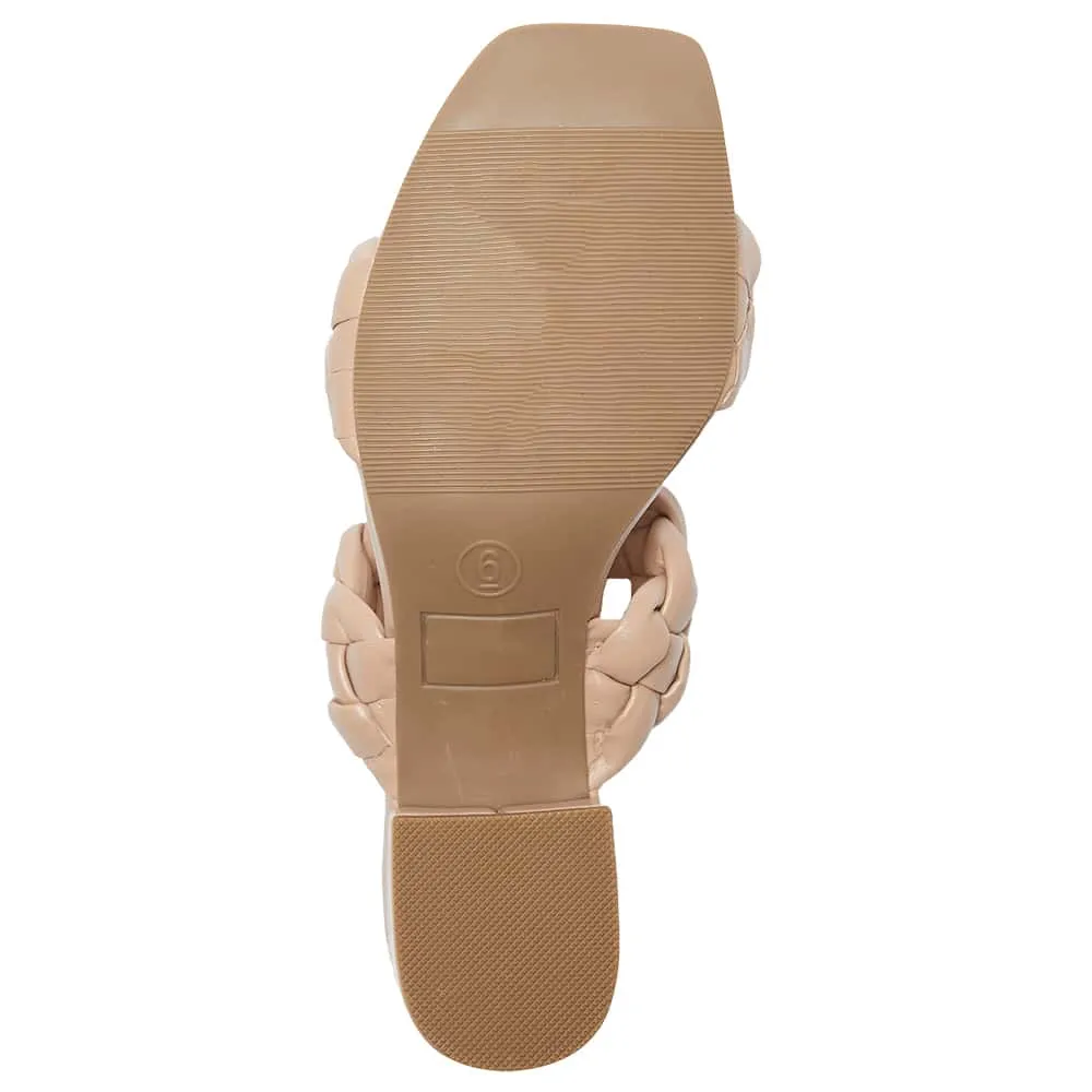 Remi Heel in Blush Smooth