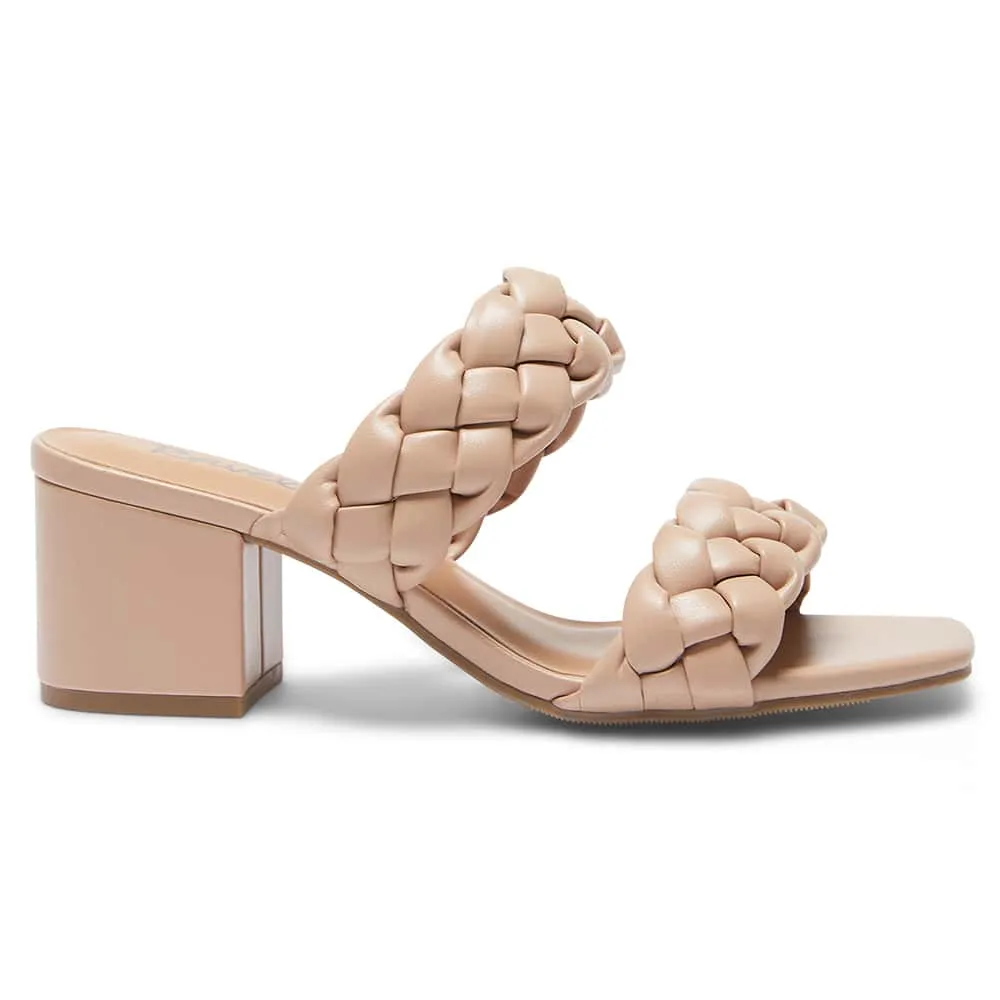 Remi Heel in Blush Smooth