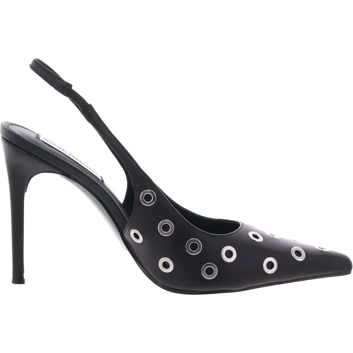 Reyes Womens Patent Leather Pointed Toe Slingback Heels