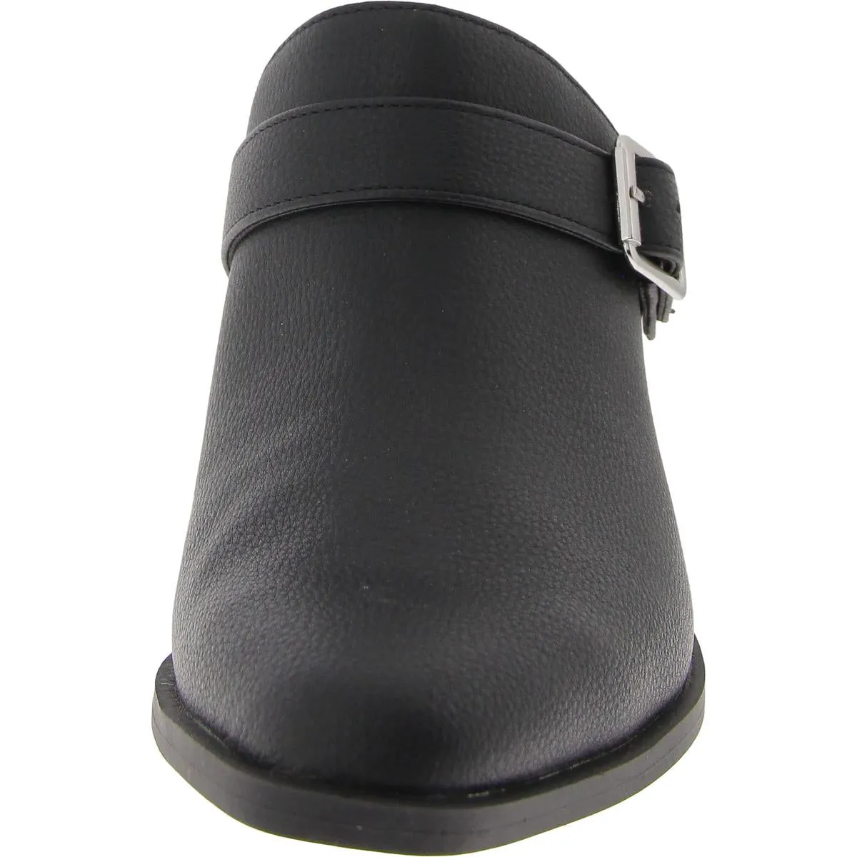 Rhiana Womens Faux Leather Slip On Mules