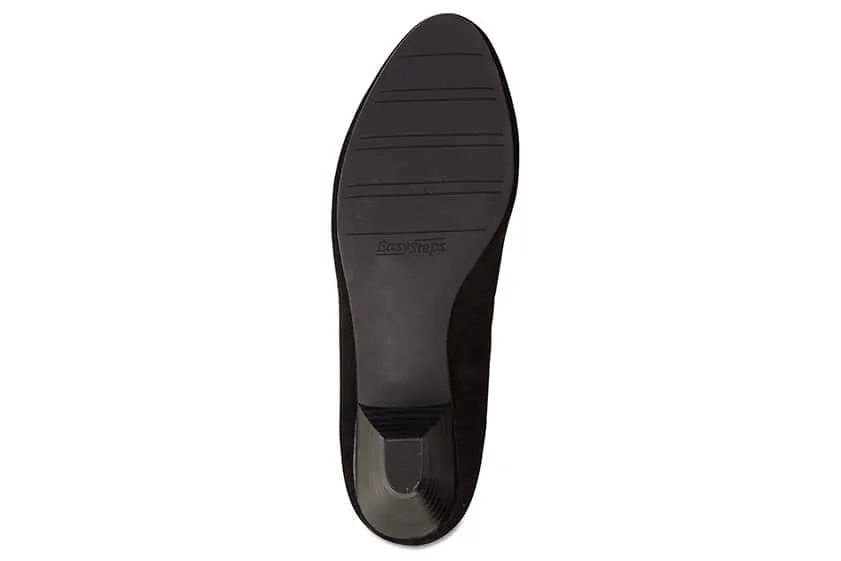 Rhianna Heel in Black Suede