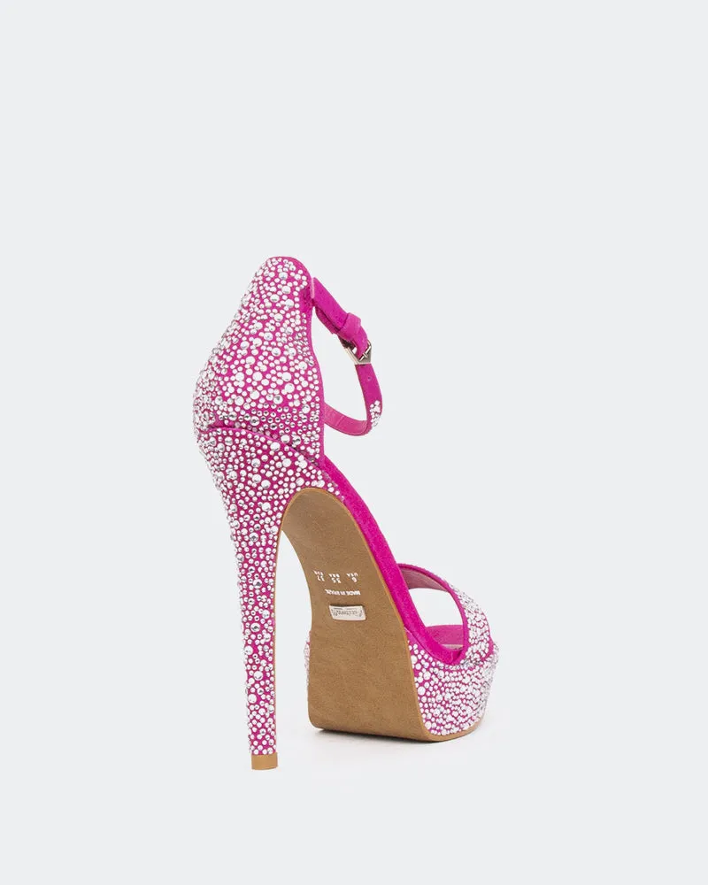 Rinna, Fucshia Suede/Sude Fucshia
