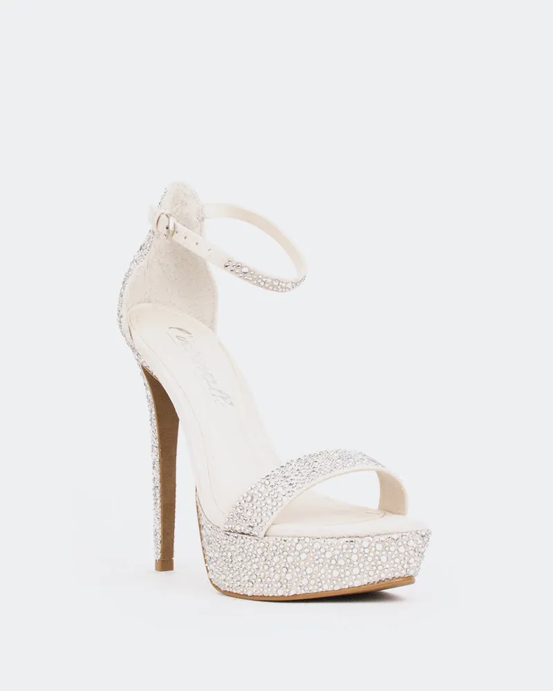 Rinna, Off White Suede/Sude Blanc Cass