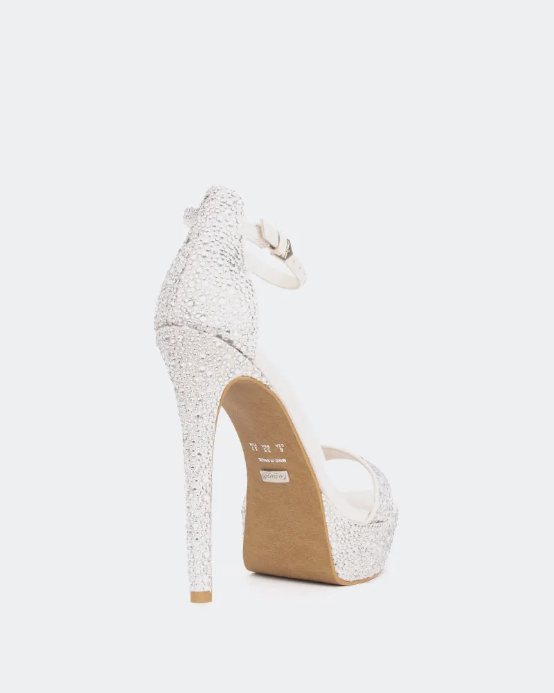 Rinna, Off White Suede/Sude Blanc Cass