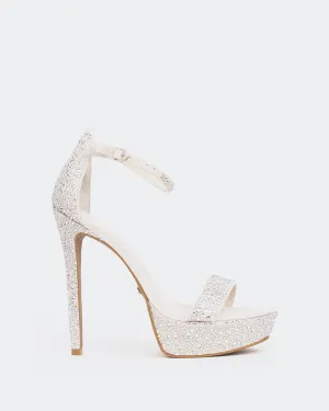 Rinna, Off White Suede/Sude Blanc Cass
