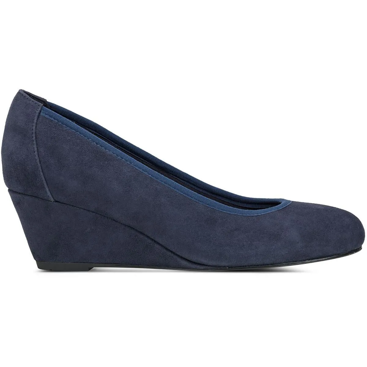 RITA Womens Solid Man Made Wedge Heels