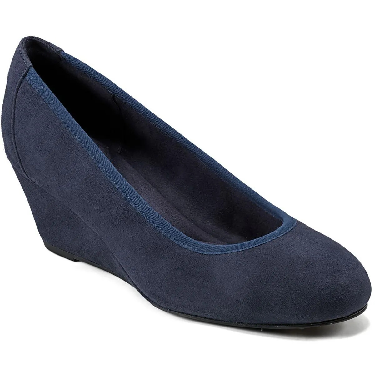 RITA Womens Solid Man Made Wedge Heels