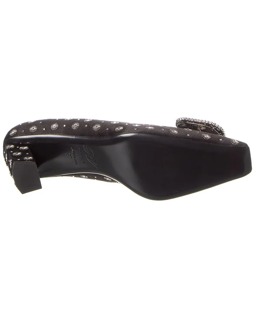 Roger Vivier Mini Strass Satin Pump