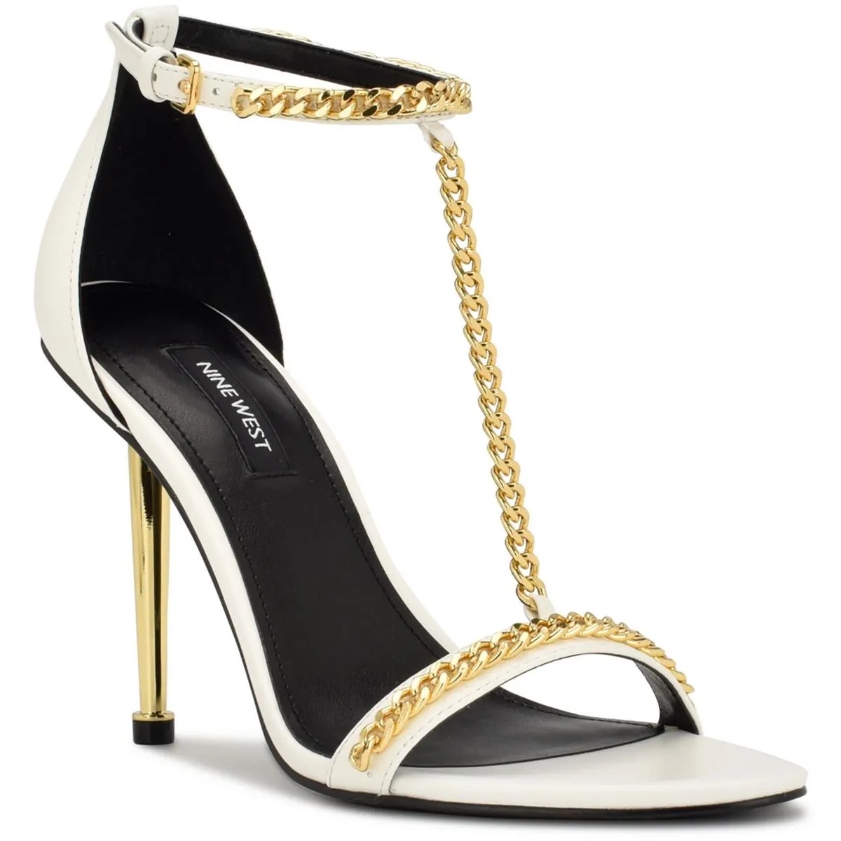 Ropes3 Womens Faux Leather T-Strap Pumps