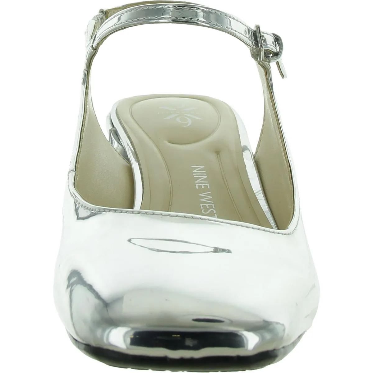Roslin 9x93 Womens Patent Metallic Ankle Strap