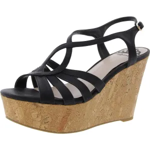 ROXINE Womens Strappy Manmade Platform Heels