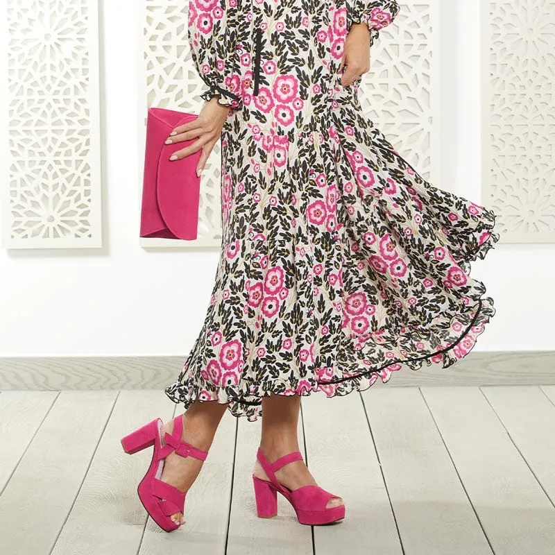 Ruby: Fuchsia Suede