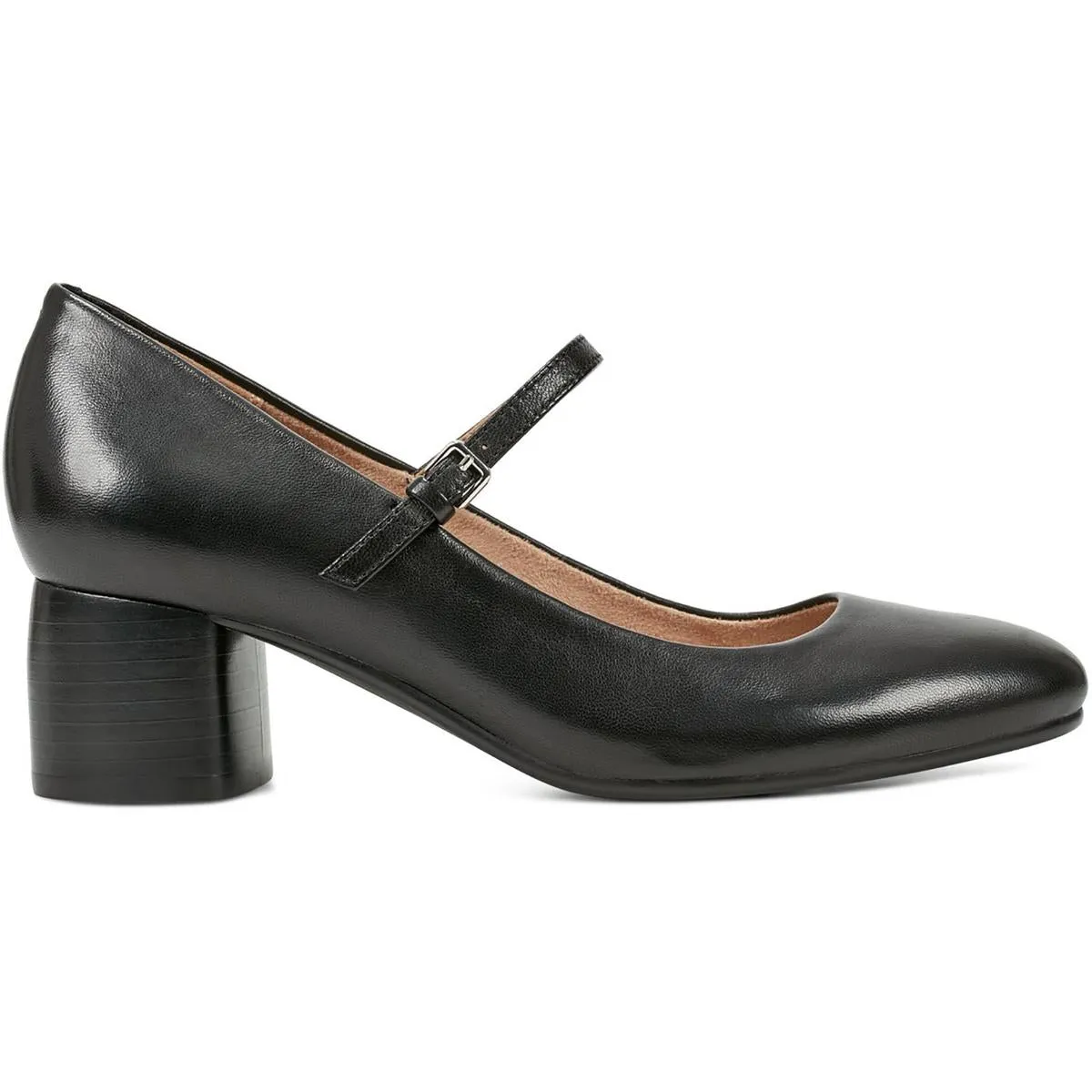 Rumer  Womens Block Heel Patent Leather Mary Jane Heels