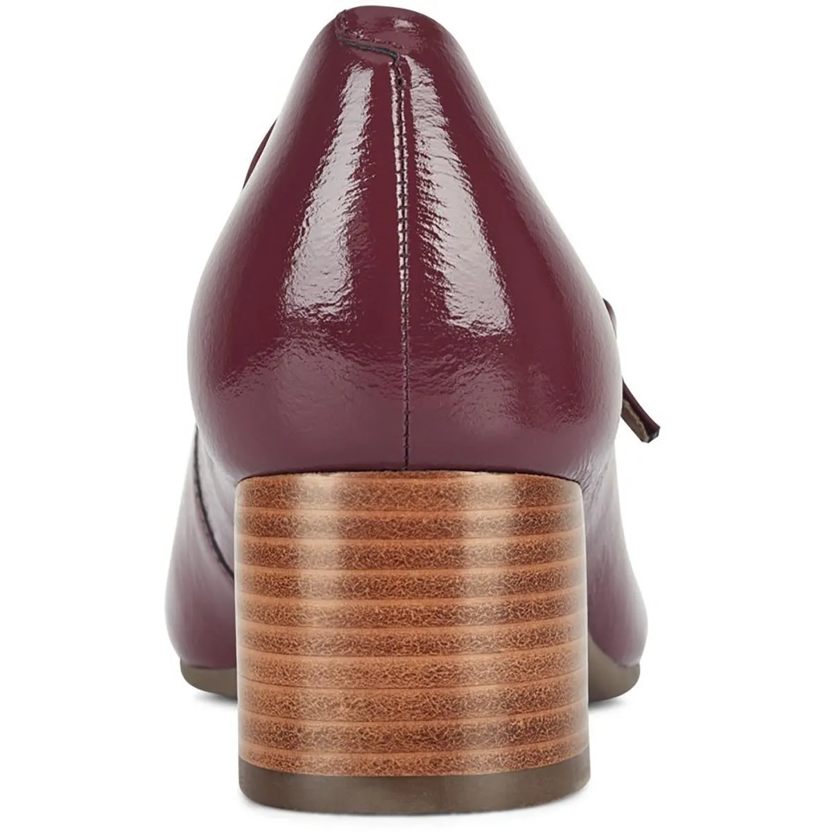 Rumer  Womens Block Heel Patent Leather Mary Jane Heels