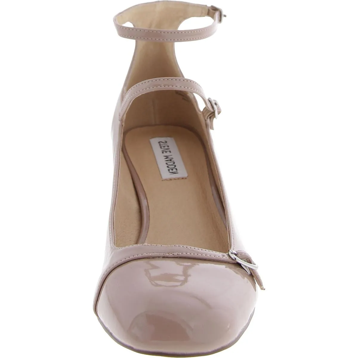 SABRINA Womens Patent Strappy Mary Jane Heels