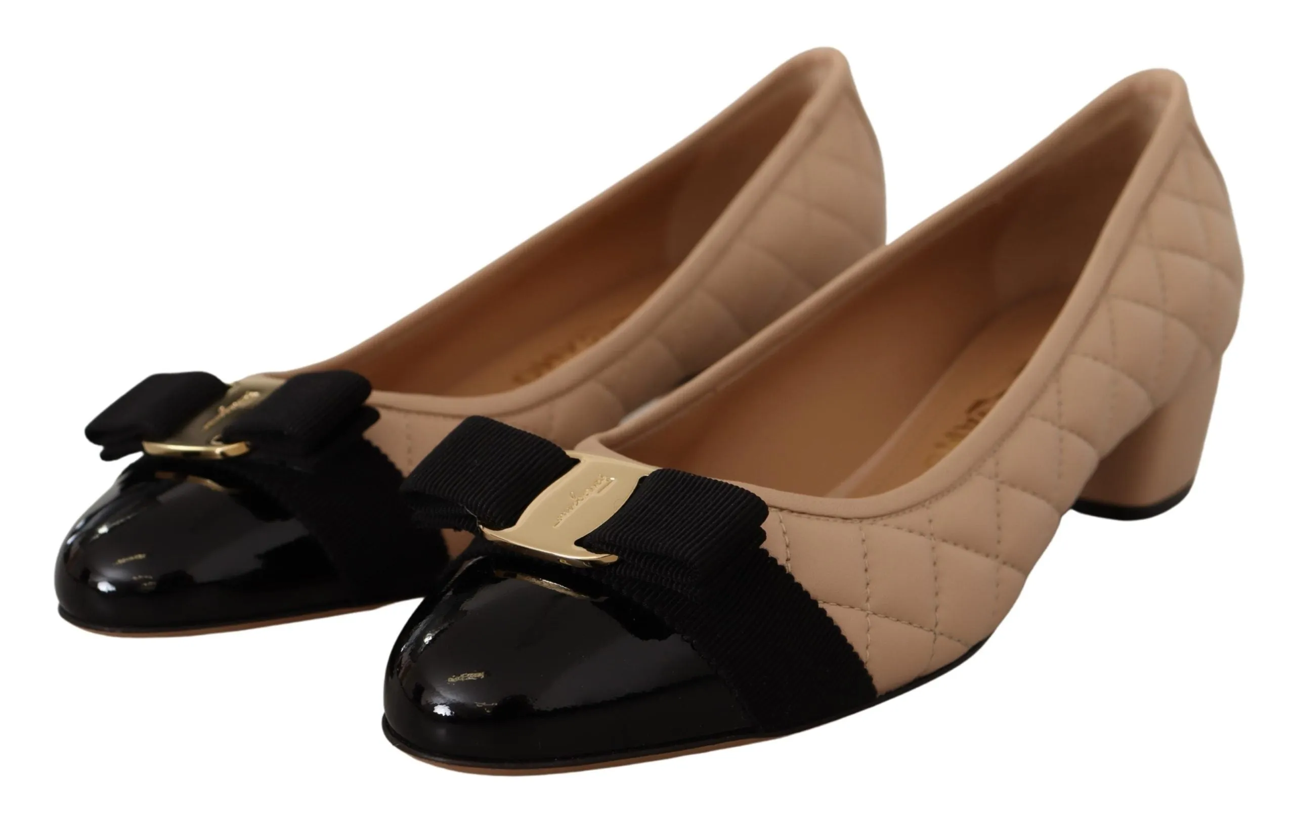 Salvatore Ferragamo and  Nappa Leather Pumps Women's Shoes