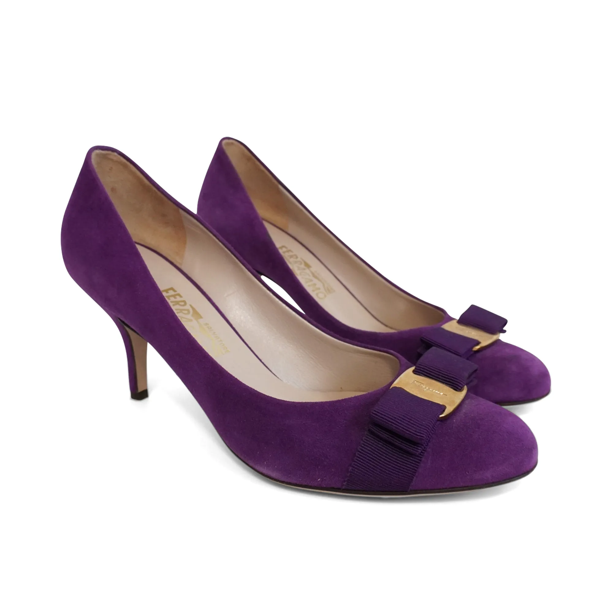 Salvatore Ferragamo 'Carla' Heels - Women's 8.5