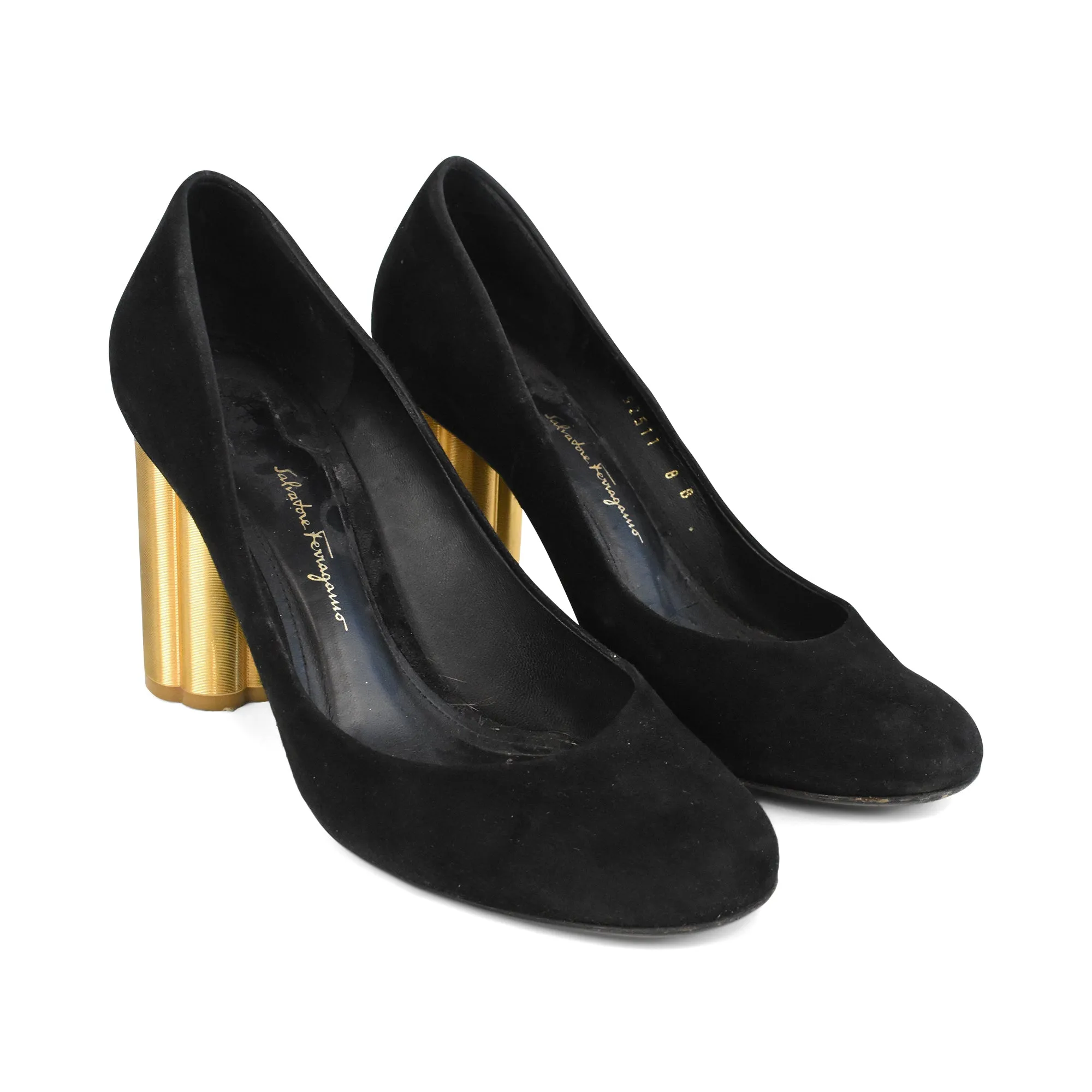 Salvatore Ferragamo 'Lucca' Heels - Women's 8