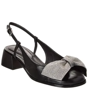 Schutz Dorothy Bow Leather Pump