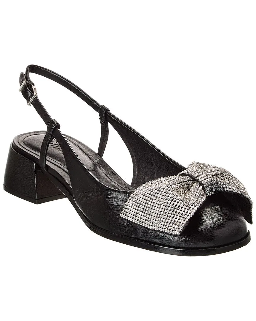 Schutz Dorothy Bow Leather Pump