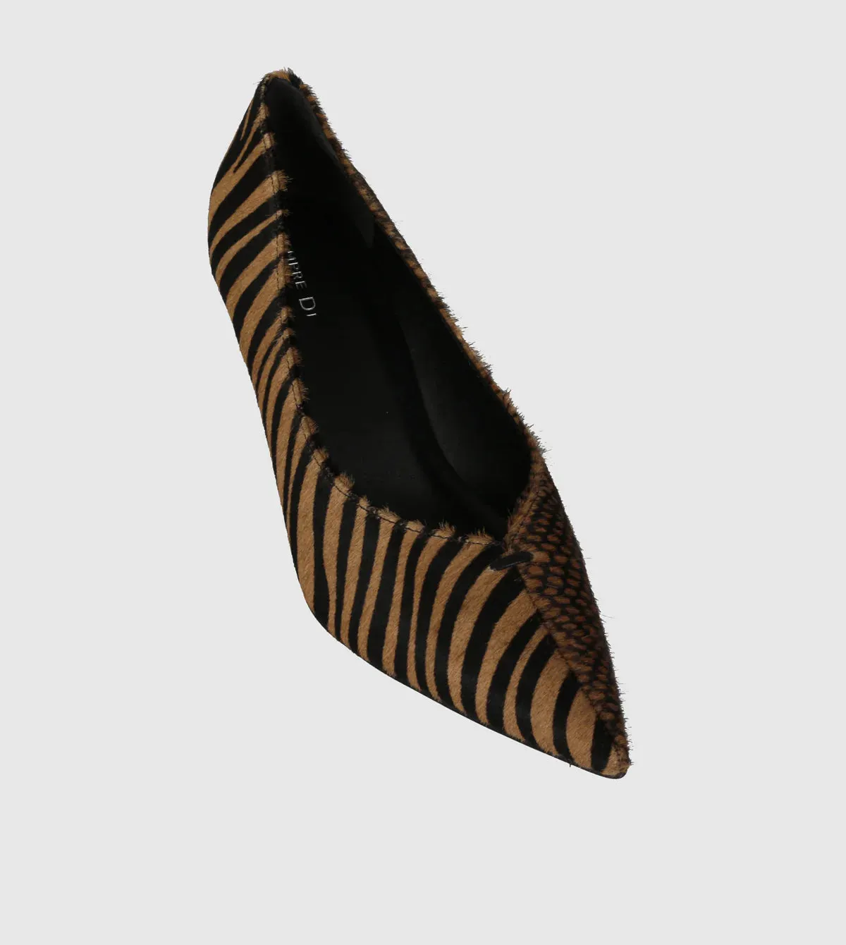 Sempre Di Celia Heels Caramel Zebra/Snake
