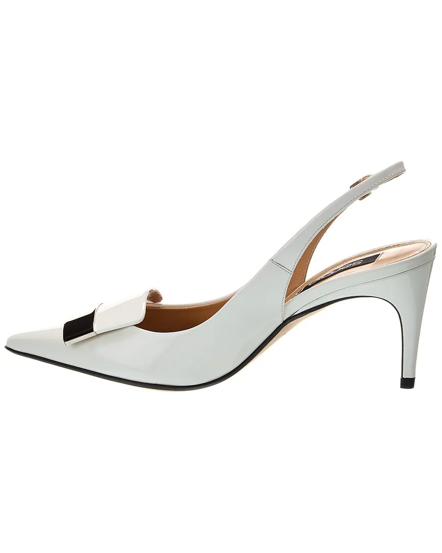 Sergio Rossi SR1 Patent Slingback Pump