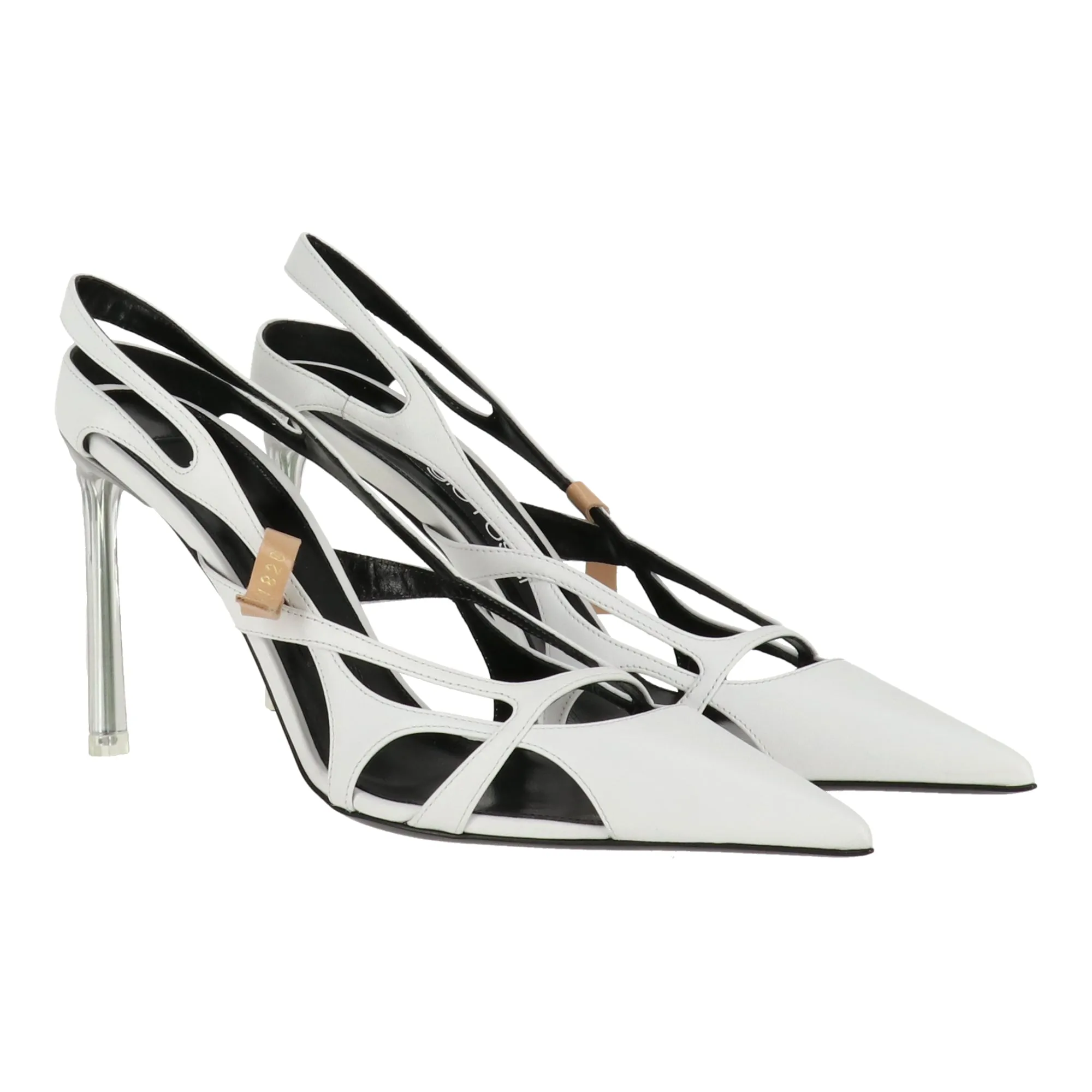 Sergio Rossi Womens White Heel
