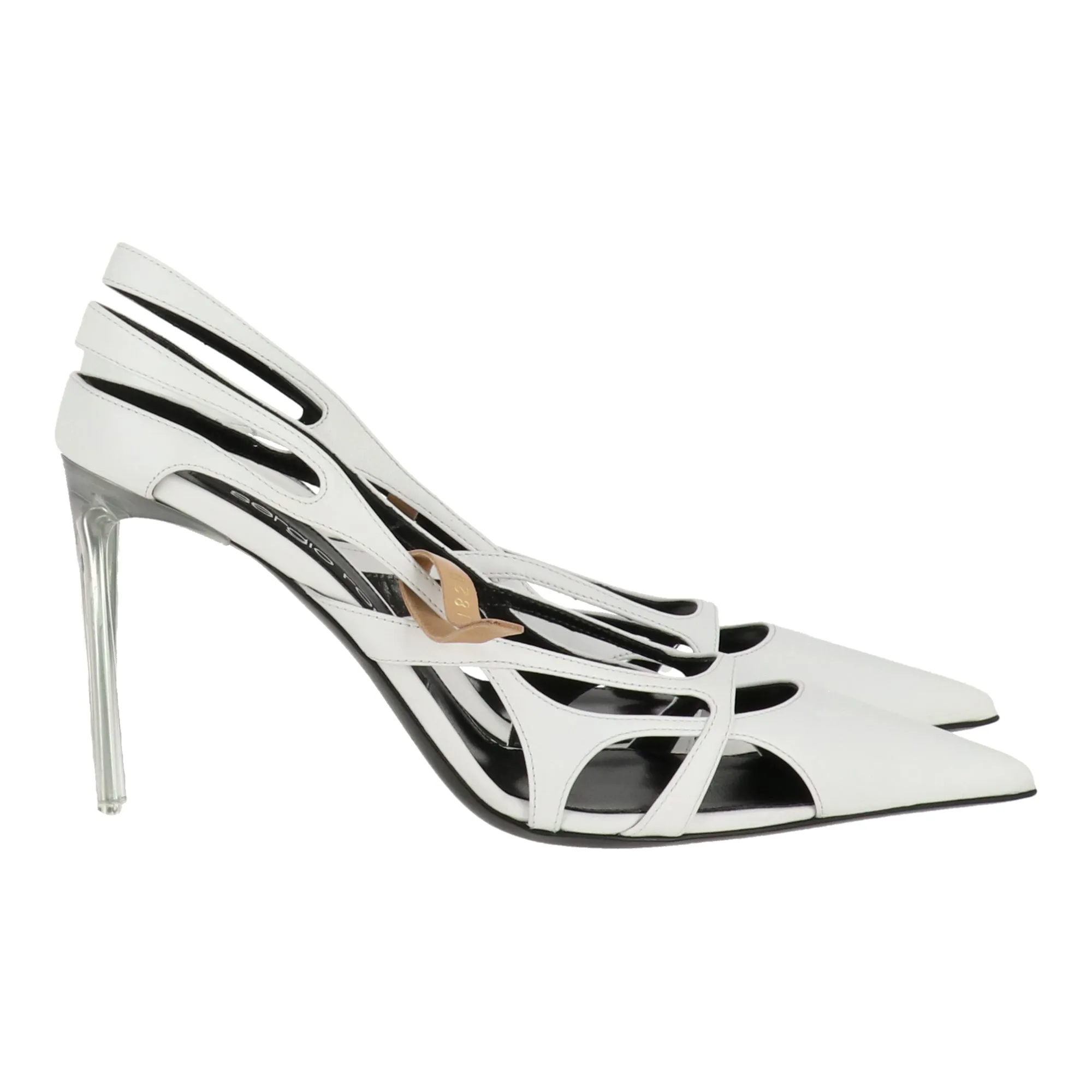 Sergio Rossi Womens White Heel