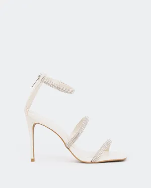 Shamari, Off White Leather/Cuir Blanc Cass