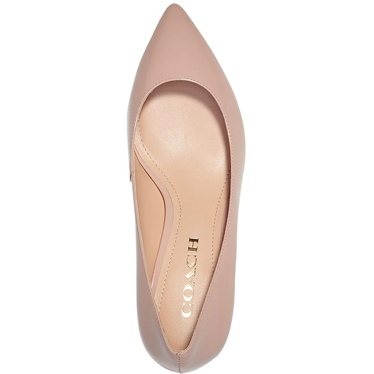 Sloane Womens Patent Leather Pointed Toe Kitten Heels