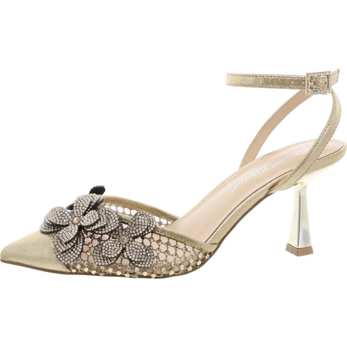 SOFYA Womens Mesh Pointed toe Pumps
