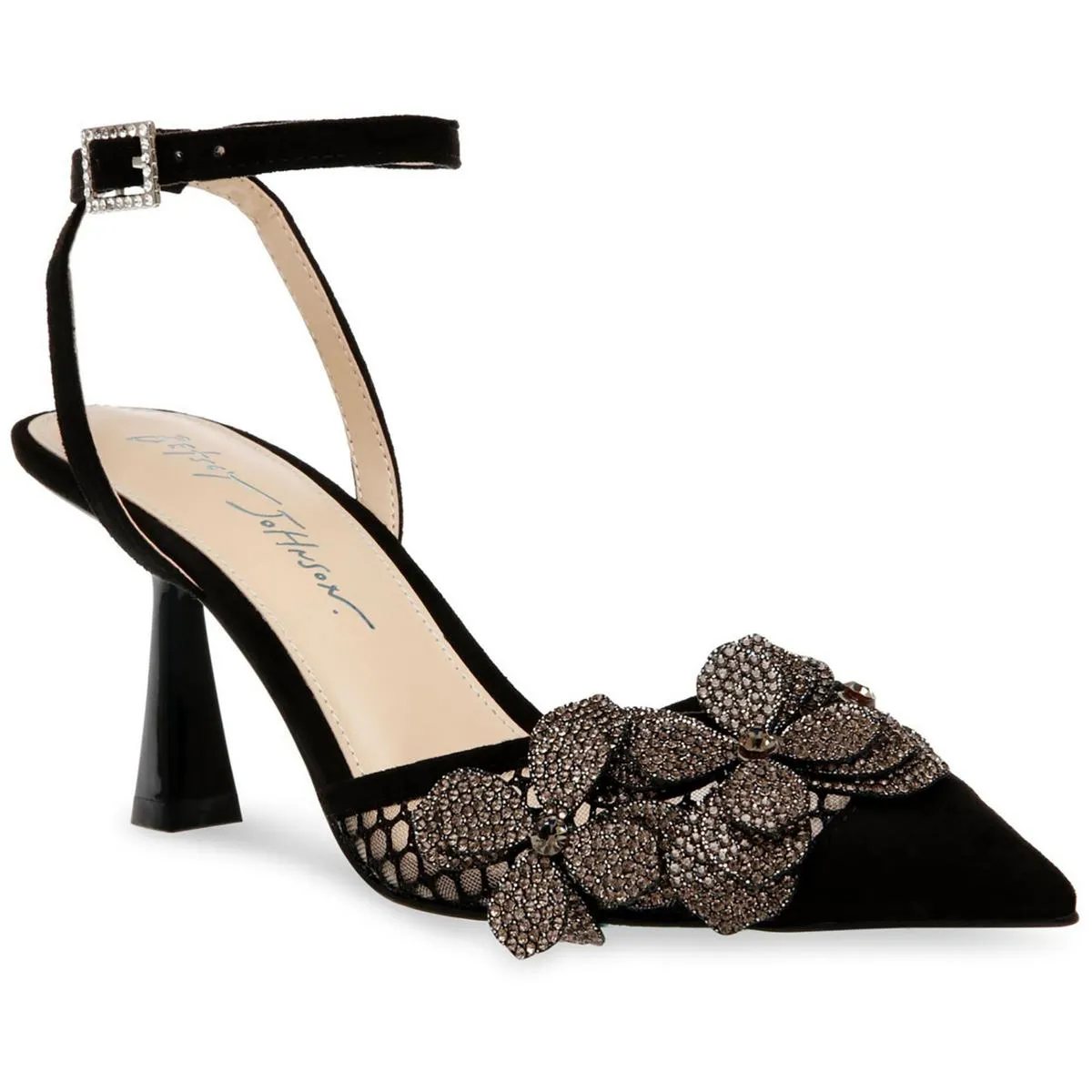 SOFYA Womens Mesh Pointed toe Pumps