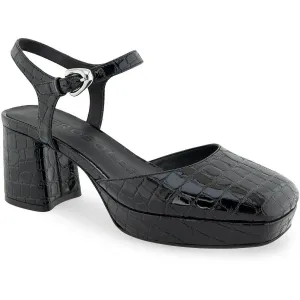 SOIR Womens Adjustable Manmade Block Heels