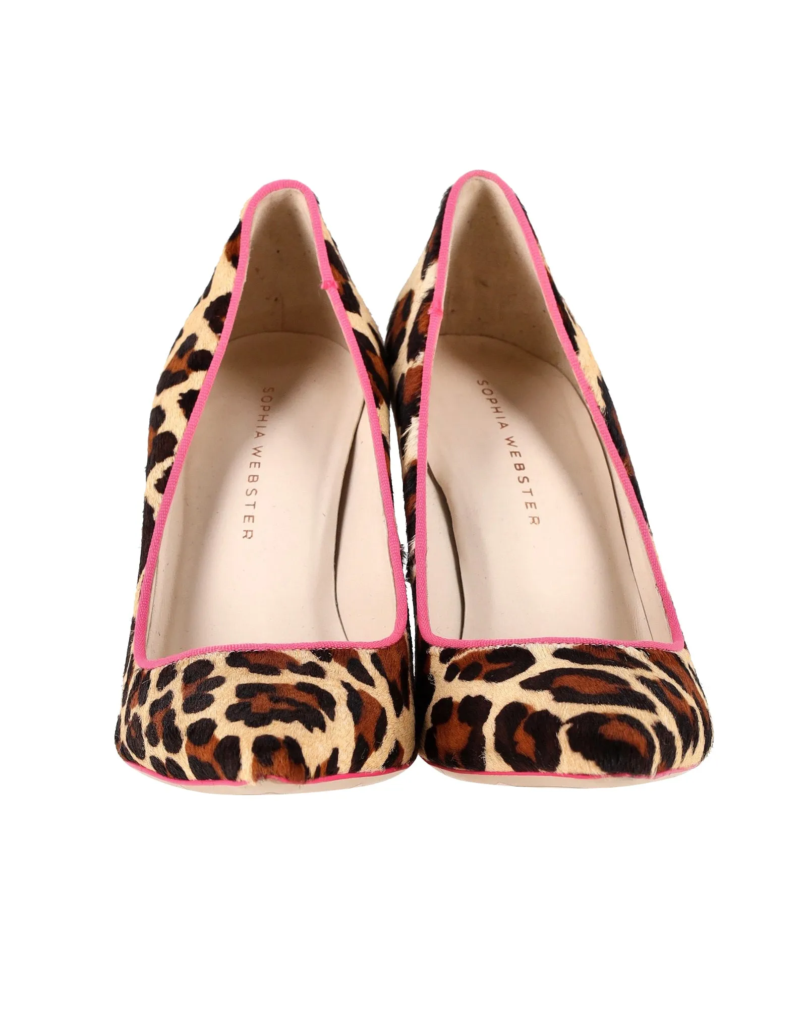 Sophia Webster Rio Pumps In Animal Print Ponyhair