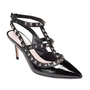 Sphinx Heel in Black Patent
