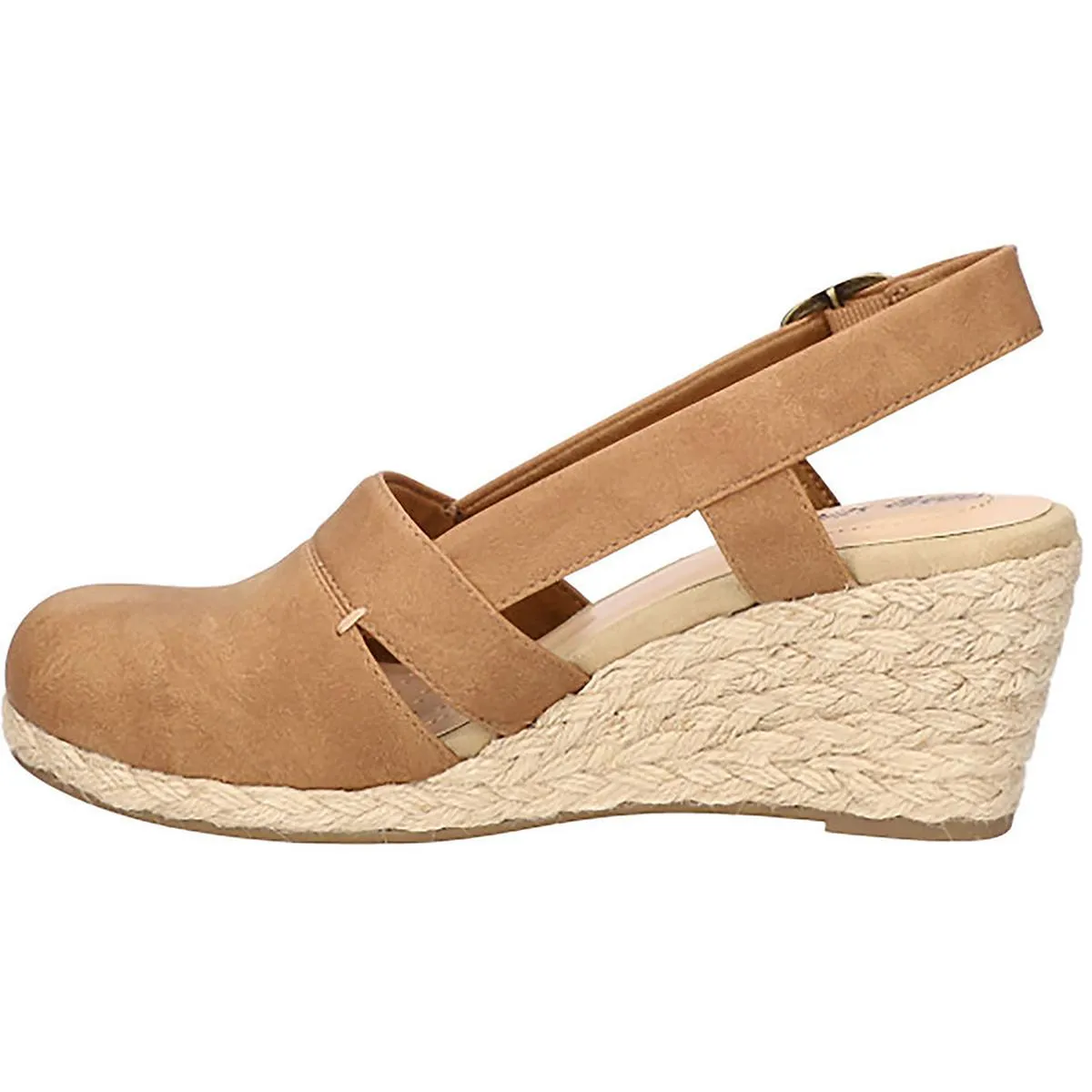 Stargaze Womens Slingback Casual Wedge Heels