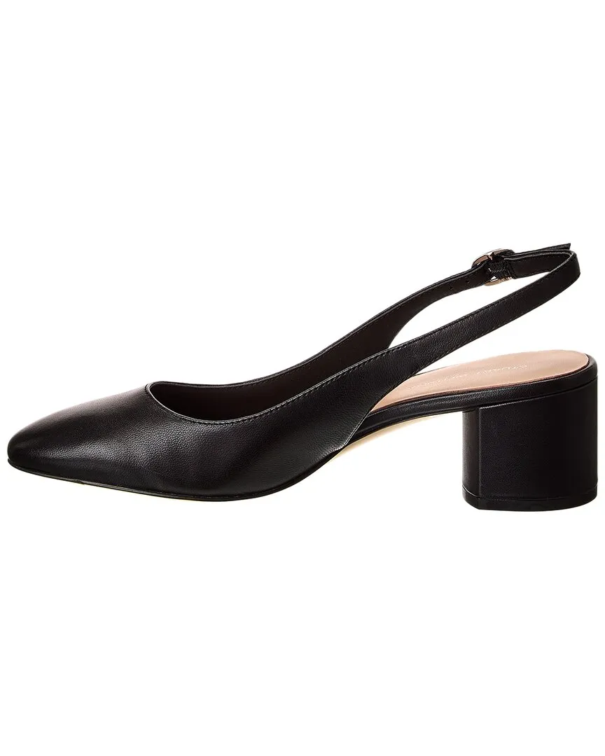 Stuart Weitzman Bridgt 50 Leather Slingback Pump