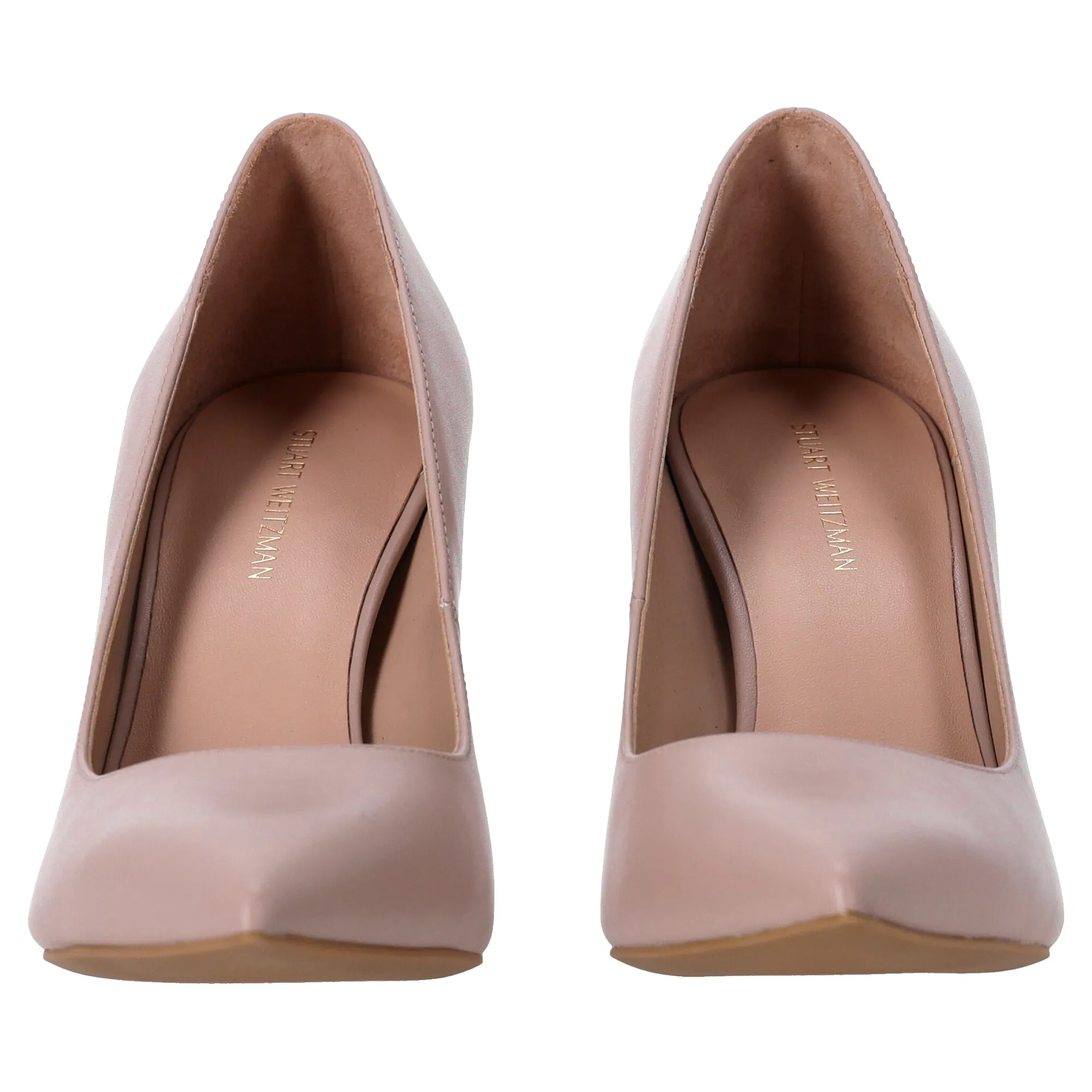Stuart Weitzman Polish Pumps in Pink Leather
