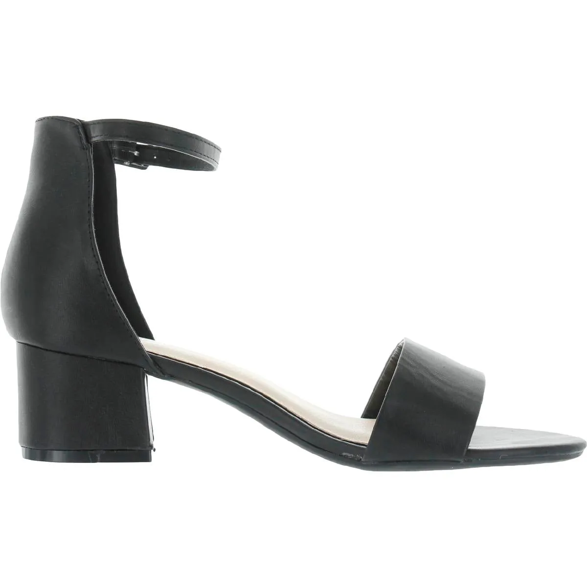 Sugar Noelle Low Womens Kitten Heel Open Toe Ankle Strap