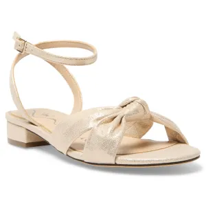 Sulma Heel in Platino Shimmer Suedette
