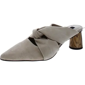 Sunset Womens Leather Pointed Toe Mules
