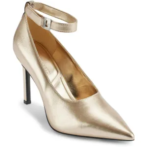 Sury Womens Metallic Man Made Ankle Strap