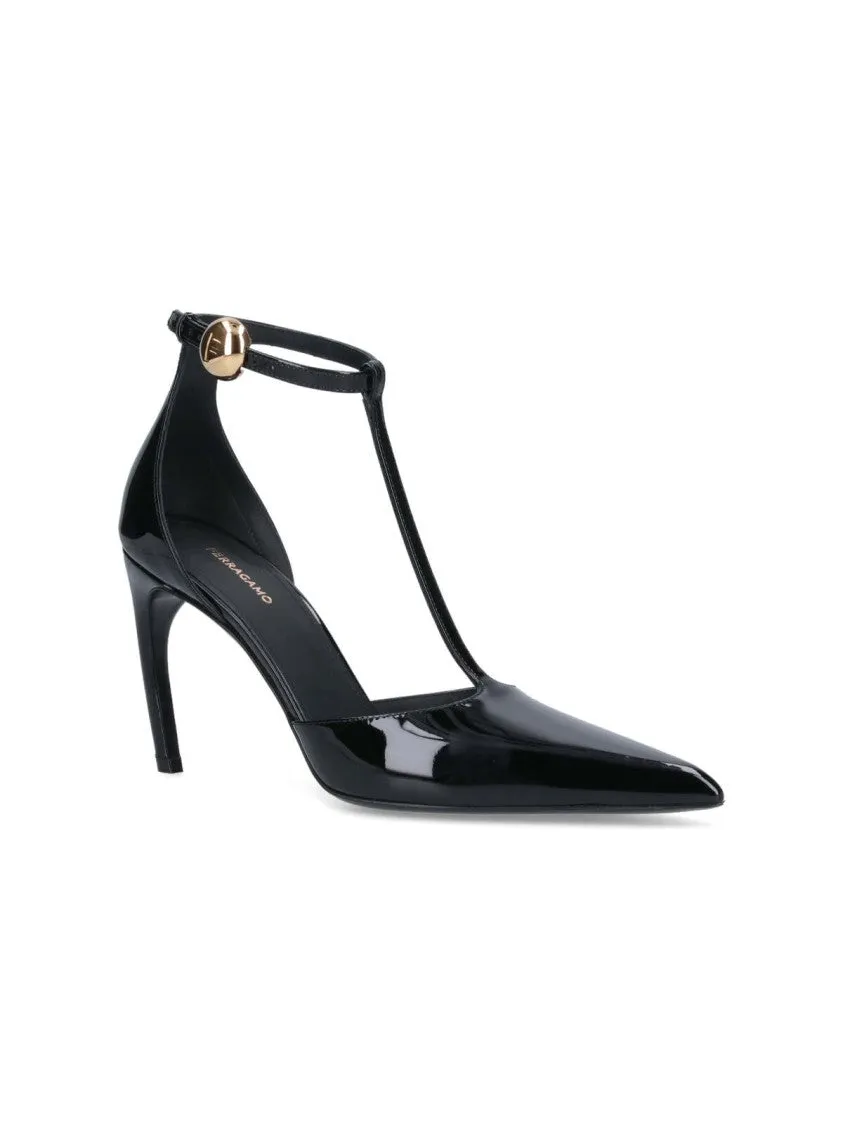 T-Strap' Pumps  Black