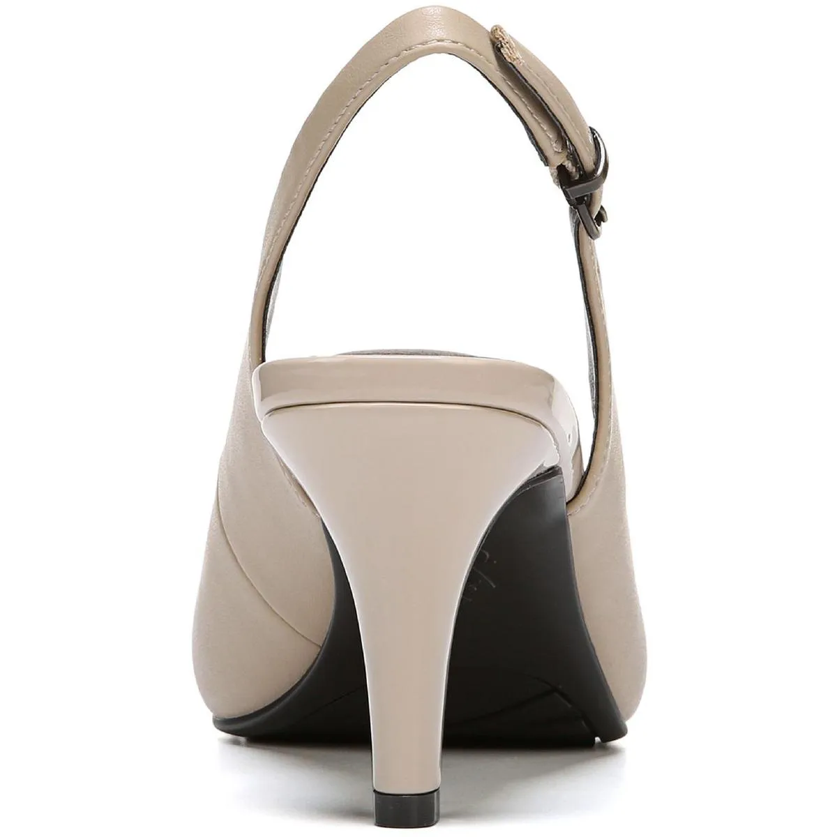 Teller Womens Solid Slingback Peep-Toe Heels